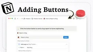 How to add Buttons in Notion (No Coding Needed)
