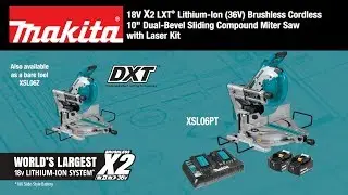 MAKITA 18V X2 LXT® (36V) Brushless 10