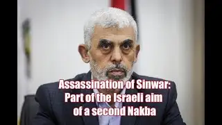 Assassination of Hamas leader Sinwar: Part of the aim of a second Nakba