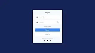 How To Create Login Form In HTML and CSS | Login Form in HTML & CSS