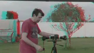NaturalVision style camera rig in anaglyph 3D
