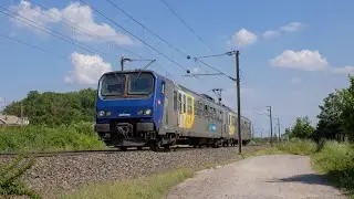 un après midi d'automotrices et trains de fret