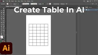 How To Create Table In Illustrator In Bangla