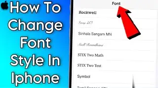How To Change iPhone Font Style Without App (All iOS)