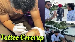 Kara Hi Lya Appan Aaj Tattoo Cover Up || Nal Kitiyan Reela shoot🤳|| Funny Vlog😂 || Mayank Vlogs😎