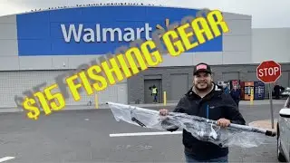 $15 Walmart Fishing Gear Challenge Video ( Saltwater )