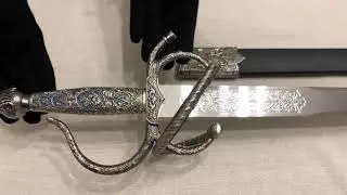 Меч Колада с ножнами Эль Сида Кампеадора, Stabbing backsword El Cid, Art Gladius 271V