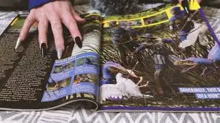 ASMR - PC Gamer Magazine Flip Through & Tapping (Feb 2026 Issue) - No Talking