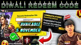 Diwali 🎇 Redeem Code जल्दी Use करों ‼️Free Fire Diwali Rewards ‼️Free Fire Diwali Map Code Today