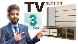 TV Unit Design | 3Ds Max Tutorial in Hindi for Beginners | Multimedia Guruji
