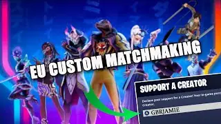 LIVE FORTNITE EU CUSTOM GAMES