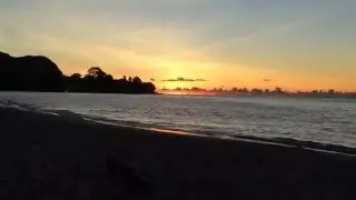 Evening in the Seychelles