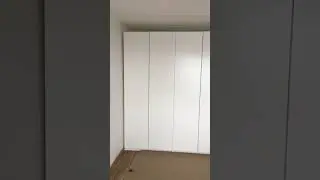 Выравниваю  3 метра шкафа PAX ИКЕА