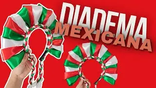 Tutorial | Diadema Mexicana con listón de 4 cm de ancho