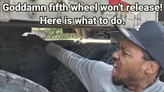 Here is how to release your fifth wheel when you just can't pull it loose