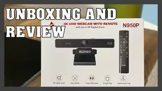 Nexigo 4k UHD Webcam Unboxing and Review