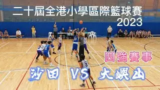 二十屆全港小學區際籃球賽2023 / 沙田 VS大嶼山