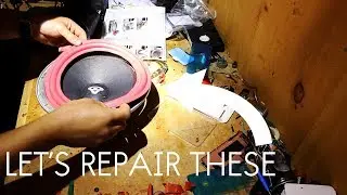 How To Refoam Speakers - Cerwin Vega Refoam (VS-100)
