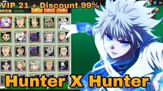 Hunter X Hunter P-server VIP 21 + Discount 99% + Free Hero S & More