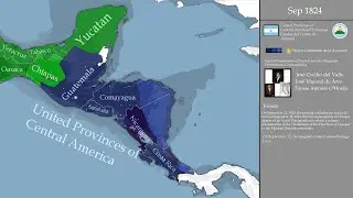 History of United Provinces of Central America: every month (1821-1841)