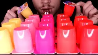 ASMR Eating YOGURT No Talking (Mukbang) Satisfying Food Sounds - Ear To Ear