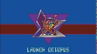 Mega Man X Killing Second Robot in Launch Octopus