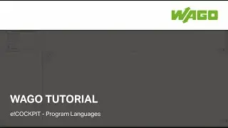 e!COCKPIT - Program Languages IEC61131