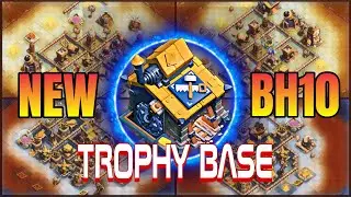 TOP-10 PRO BUILDER HALL 10 WITH LINK + REPLAY || BH10 +6500 TROPHY BASE || BH10 BASE 2026