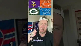 NFC North Final Standings Prediction #nfcnorth
