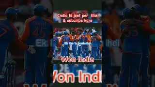 WINNING MOMENT! | India beat south africa to win the  men's T20 World Cup title #india #wouldcup
