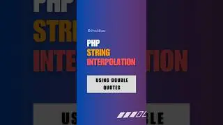 String Interpolation in PHP | Concatenating strings | Variable Embedding Tutorial 