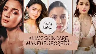 Alia Bhatt's 2024 Skincare & Makeup Secrets! MUST HAVE Products for Glowing Skin