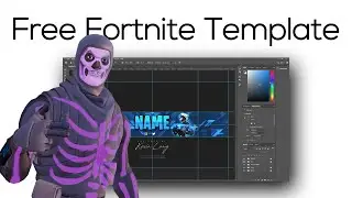 Free Fortnite Banner Template for your Channel! [LINK IN DESCRIPTION]