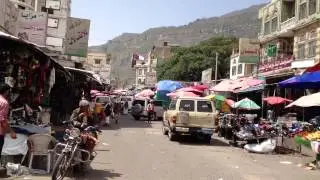 Yemen Life HD Motorcycle view Part4 اليمن - اب Ibb Streets