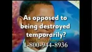 Commercial Failure - Historic Victory (Obama Commemorative Plate)
