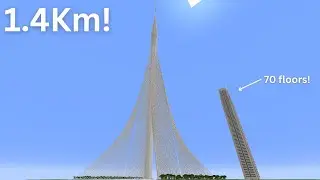 I Built Dubai Creek Tower in Minecraft!