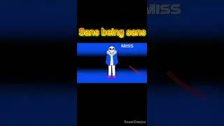 just sans being sans :D