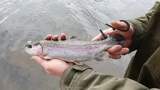 Rainbow Trout Fishing, HorseThief Lake, South Dakota with #corysurvival #AOKlife #Iamacreator