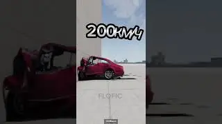 Mercedes-Benz CL-Класс 500 Crash Test - BeamNG.Drive #shorts