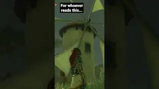 Zelda Tears of the Kingdom ( Slow down for a little windmill) 