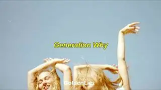 Conan Gray- Generation Why (lyrics)