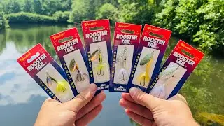 Fishing with EVERY Size Rooster Tail?!?