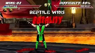 Mortal Kombat Project 4.1 - MK2 Reptile playthrough