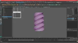 Maya: twist deformer