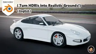 How to Use HDRI as a Ground in Blender (Lily Surface Scraper Addon) 