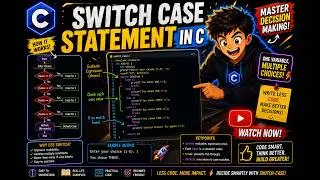 Switch Case Statement in C Programming Explained | C Tutorial #9