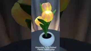 Warm light tulip Ceramic Decorative Night Light  #desklamp  #Decorative light