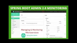 Spring Boot Admin Server Managing & Monitoring Microservices by using Spring Boot Admin Server