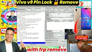 Vivo v9 Pin Lock Remove || Vivo v9 pattern unlock 🔓 with frp remove