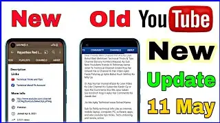 Youtube New Update 11 May || Youtube Best Update || Technical Tricks and Tips